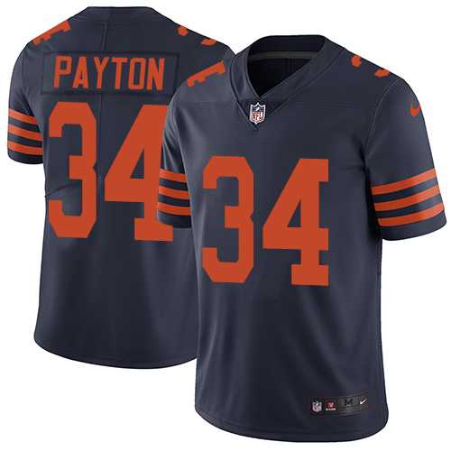 Nike Chicago Bears #34 Walter Payton Navy Blue Alternate NFL Vapor Untouchable Limited Jersey,We sell and wholesale Nike Chicago Bears #34 Walter Payton Navy Blue Alternate NFL Vapor Untouchable Limited Jersey on line form chian!
